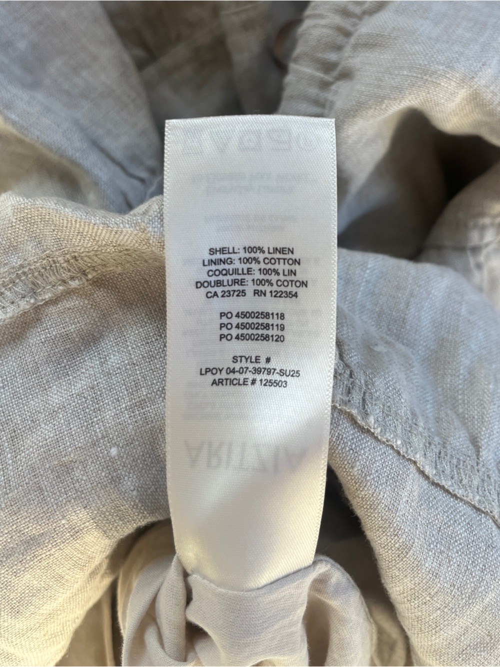 NWT - Aritzia Wilfred Bouquet Linen Skirt - Picture 3 of 6